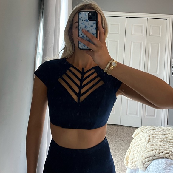 Two Piece Prom Dress - Picture 1 of 8